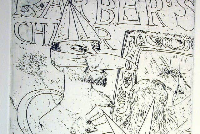 The Barber's Chair was created by John Bellany in 1986.