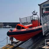 The unresponsive swimmer was rescued from the water at Coldingham Bay (Photo: St Abbs lifeboat).