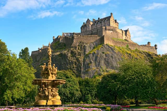 Edinburgh's tourist industry is one of the main reasons for the high number