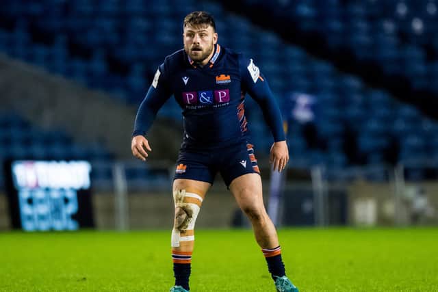 Rory Sutherland has taken the positives from Edinburgh's narrow Heineken Champions Cup defeat by La Rochelle. Picture: Ross Parker/SNS