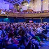 A packed house for Jarvis Cocker's book festival event.