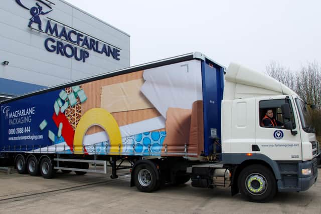 Headquartered in Glasgow, Macfarlane Group employs more than 1,000 people at 43 sites, principally in the UK, as well as in Ireland, Germany and the Netherlands.
