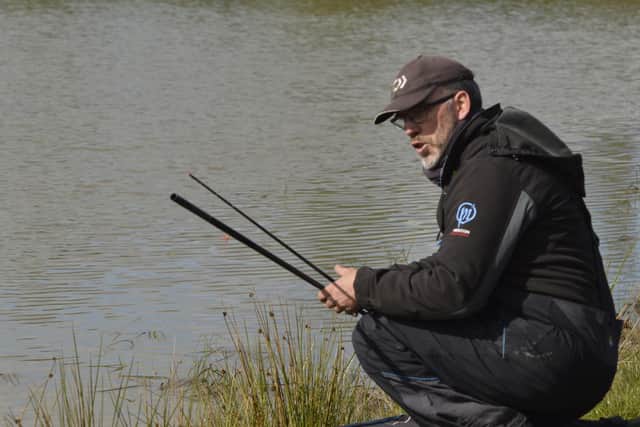 Darrin Ferguson, president of Edinburgh and Lothians Coarse Angling Club, was the overall winner on Matchday Two of the Summer Series at Drumtassie. Picture Nigel Duncan