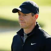 Rory McIlroy during the pro-am prior to The Genesis Invitational at Riviera Country Club in Pacific Palisades, California. Picture: Cliff Hawkins/Getty Images.