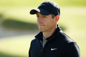 Rory McIlroy during the pro-am prior to The Genesis Invitational at Riviera Country Club in Pacific Palisades, California. Picture: Cliff Hawkins/Getty Images.
