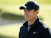 Rory McIlroy during the pro-am prior to The Genesis Invitational at Riviera Country Club in Pacific Palisades, California. Picture: Cliff Hawkins/Getty Images.