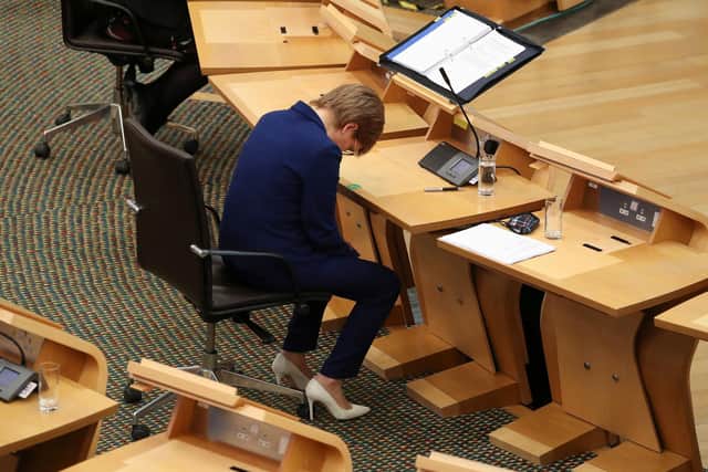 Whoever replaces Nicola Sturgeon as SNP leader will not be her equal (Picture: Andrew Milligan/pool/AFP via Getty Images)