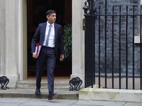 Prime Minister Rishi Sunak departs 10 Downing Street, London, to attend Prime Minister's Questions. Picture: James Manning/PA Wire