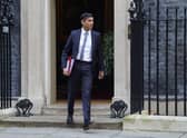 Prime Minister Rishi Sunak departs 10 Downing Street, London, to attend Prime Minister's Questions. Picture: James Manning/PA Wire