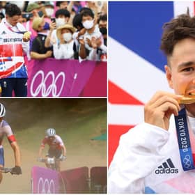 Tom Pidcock powered to victory in the men's cross-country mountain bike race at the Tokyo Olympic Games (Getty Images)