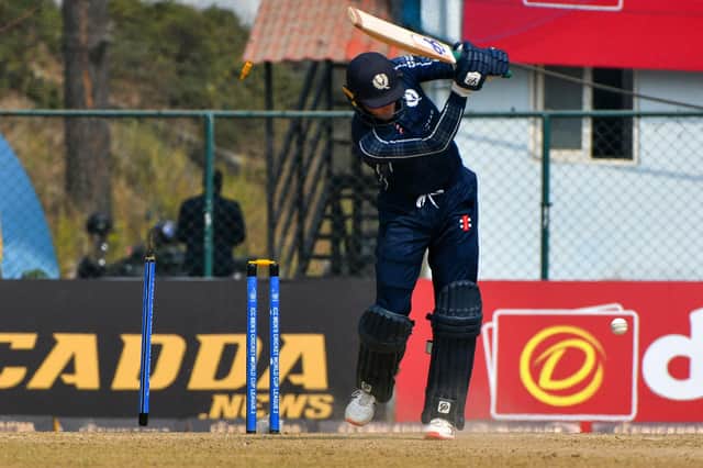Michael Leask helped Scotland over the line against Zimbabwe.