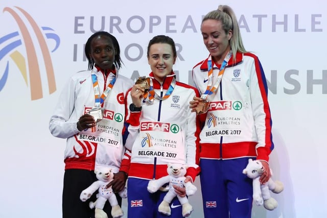 Muir went on to also win gold at the 3000m in the European Indoor event held in Belgrade, Serbia. Fellow Scot Eilish McColgan took bronze.