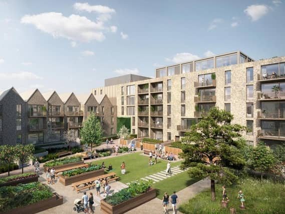 Energy efficient homes are planned for Edinburgh's Rowanbank Gardens (computer-generated image)