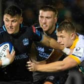 Glasgow's Tom Jordan in action during the defeat to Northampton at Scotstoun. (Photo by Craig Williamson / SNS Group)