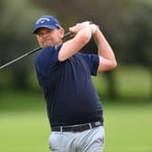 David Drysdale , who has decided to stay on, in action on day one of the Joburg Open at Randpark Golf Club. Picture: Stuart Franklin/Getty Images.