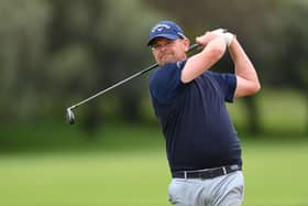 David Drysdale , who has decided to stay on, in action on day one of the Joburg Open at Randpark Golf Club. Picture: Stuart Franklin/Getty Images.