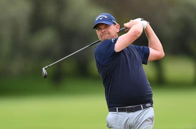 David Drysdale , who has decided to stay on, in action on day one of the Joburg Open at Randpark Golf Club. Picture: Stuart Franklin/Getty Images.