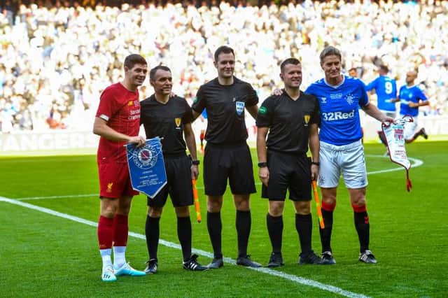 Could Belgium's proposals bring more frequent scenes like this Legends game between Liverpool and Rangers a step closer in reality? (Photo by Rob Casey / SNS Group)