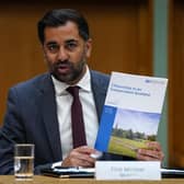 First Minister Humza Yousaf at the launch of a policy paper on citizenship in an independent Scotland. Picture: Andrew Milligan/PA Wire