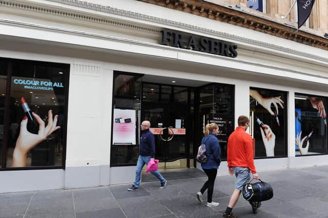 House of Fraser can trace its roots back to 1849 when the Buchanan Street store in Glasgow opened under the name Arthur and Fraser. Picture: John Devlin