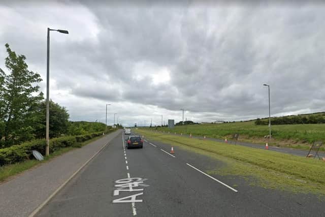 The crash occurred on the A749 near the Cathkin bypass