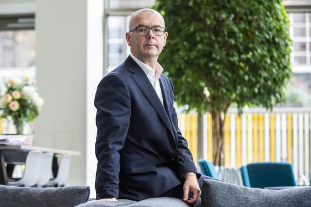 Smith has been with Eversheds Sutherland since 2021, following more than two decades with what became Pinsent Masons. Picture: Lisa Ferguson.
BUSINESS INTERVIEW - EUAN SMITH, SENIOR OFFICE PARTNER, EVERSHEDS SUTHERLAND