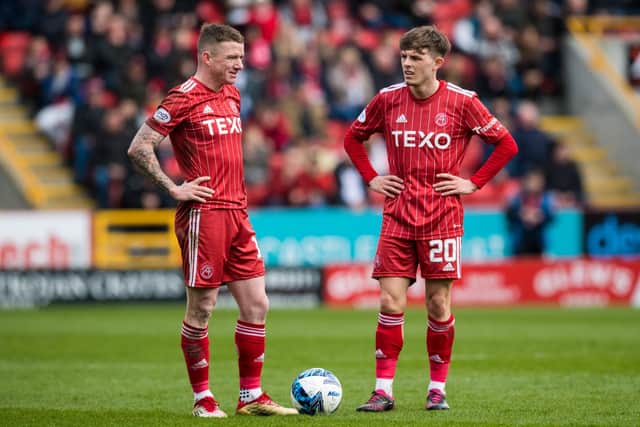 Jonny Hayes has signed a new deal with Aberdeen but Leighton Clarkson's future still to be decided. (Photo by Ross Parker / SNS Group)