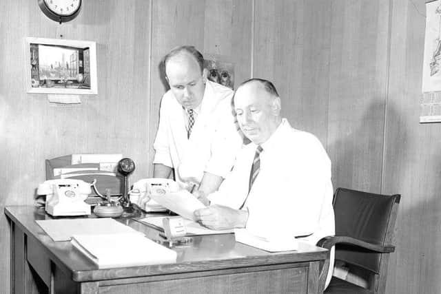 It’s hard to imagine now, but Tunnock's started as a bakery, on Lorne Place in Uddingston. It was founded by Thomas Tunnock in 1980. Pictured are Mr A Tunnock and Mr T Tunnock.