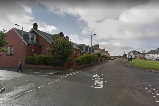 Police bomb disposal unit were called to Craigie Court in Kilmarnock after the sudden death of a man on Wednesday (Photo: Google Maps).