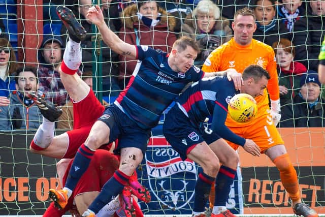 Action from Ross County v Rangers on 8 March on the last weekend of football before the shutdown. Picture: Rob Casey / SNS