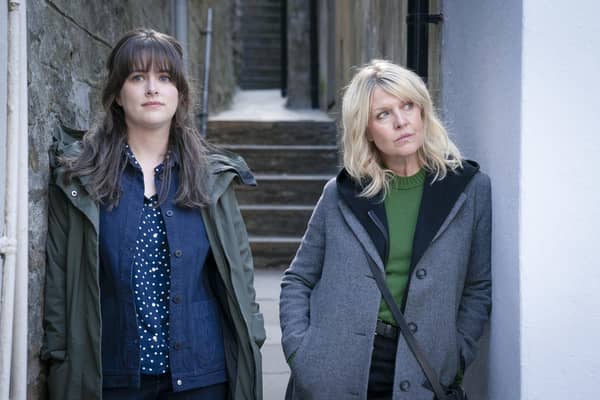 Up close: Alison O'Donnell and newcomer Ashley Jensen in Shetland