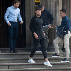 West Ham forward Albian Ajeti pictured in Glasgow ahead of a proposed move to Celtic. Picture: Craig Foy / SNS