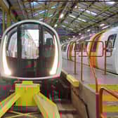 The new fleet is scheduled to replace the existing trains, left, from the second half of 2023. Picture: The Scotsman