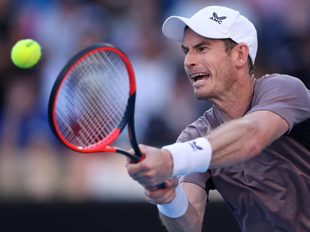 Andy Murray takes on Benoit Paire in the first round of the Open Sud de France in Montpellier.