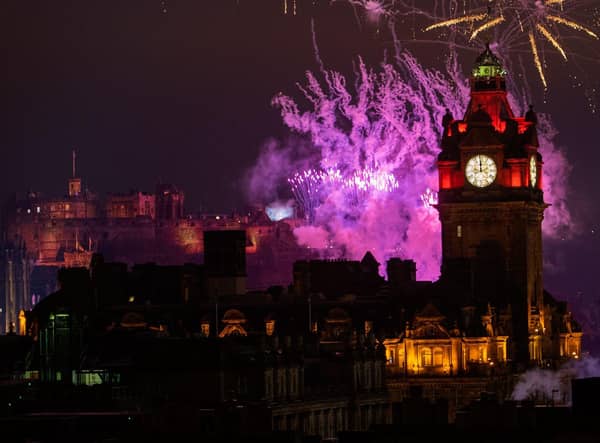 Hogmanay fireworks in Edinburgh. As this New Year approaches, the way we used to celebrate the approach of midnight on December 31 seems appropriate as we see out the old. PIC: Ian Georgeson Photography.