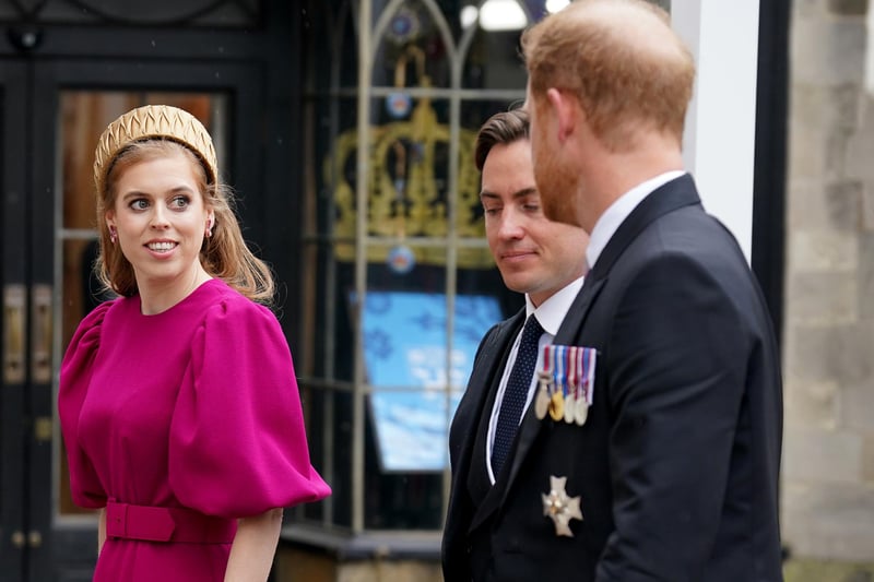 Princess Beatrice is the elder daughter of Prince Andrew (Duke of York) and Sarah the Duchess of York. This makes her the niece of King Charles III.