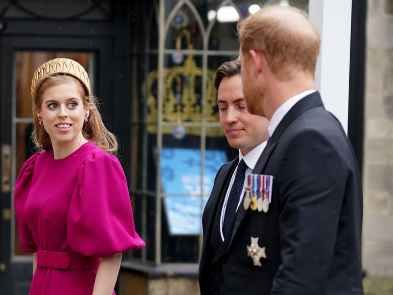 Princess Beatrice is the elder daughter of Prince Andrew (Duke of York) and Sarah the Duchess of York. This makes her the niece of King Charles III.