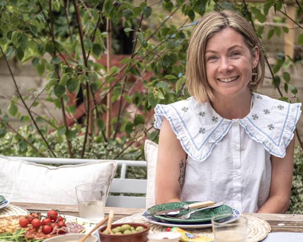 Wee Souk founder Kimberley Davidson with some of the homewares she sells
