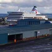 Refugees in Edinburgh are housed on a cruise ship in Leith.