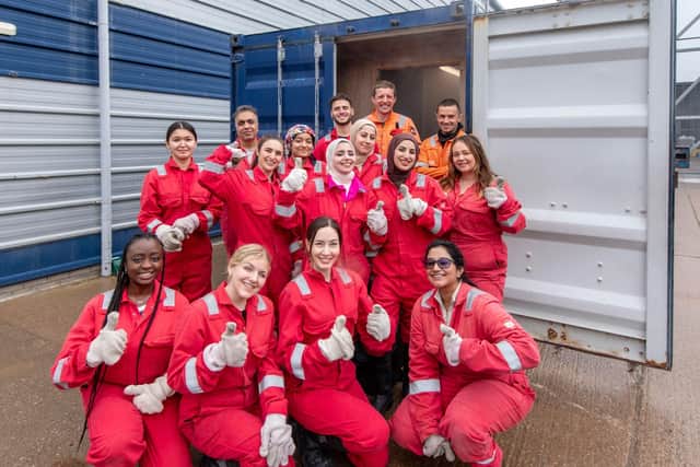 Young Participants at the Offshore Training in Dyce, Aberdeen