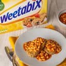The dish contains around 300 calories and over 10 grams of fibre (Picture: Twitter/Weetabix)