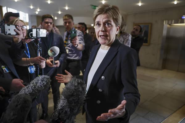 Nicola Sturgeon has form for polarising comments of her own (Picture: Jeff J Mitchell/Getty Images)