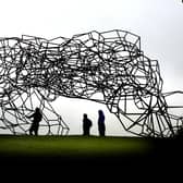 Antony Gormley's Firmament sculpture is one of the most popular works of art at Jupiter Artland.