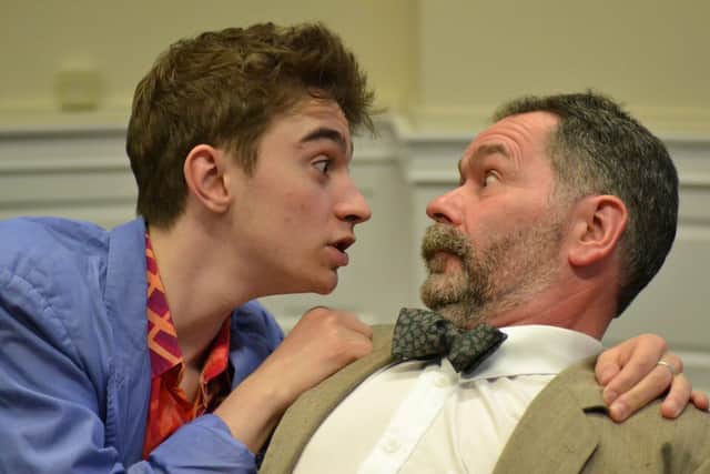 Ollie Hermann (Wilson) and Trevor Lord (Mike) in The Ruffian on the Stair