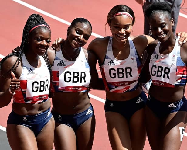 Team GB are into the women's 4x100m relay final