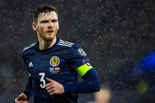 Scotland captain Andrew Robertson. Picture: SNS