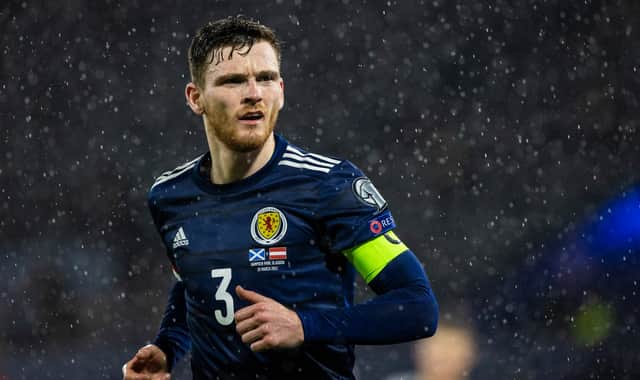 Scotland captain Andrew Robertson. Picture: SNS