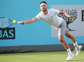 Doubles specialist Jonny O’Mara will go into the Australian Open with confidence after reaching the quarter-finals last year. Picture Alex Morton/Getty Images