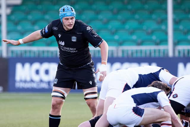 Scott Cummings in action for Glasgow Warriors in the Rainbow Cup/1872 Cup win over Edinburgh at Scotstoun. Picture: Craig Williamson/SNS
