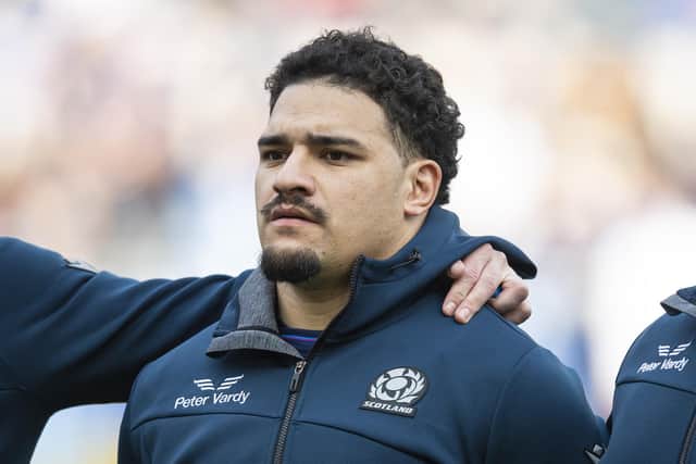 Sione Tuipulotu impressed Gregor Townsend during the Six Nations. (Photo by Ross MacDonald / SNS Group)